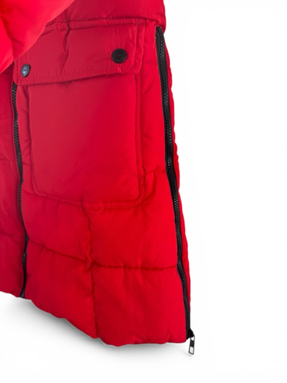Canada Weather Gear Parka Red Insulated Puffer Jacket Sherpa Hood M Outdoor Snow - Picture 5 of 14